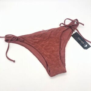 New Tavik Berry Red Textured Bottoms - Size M
